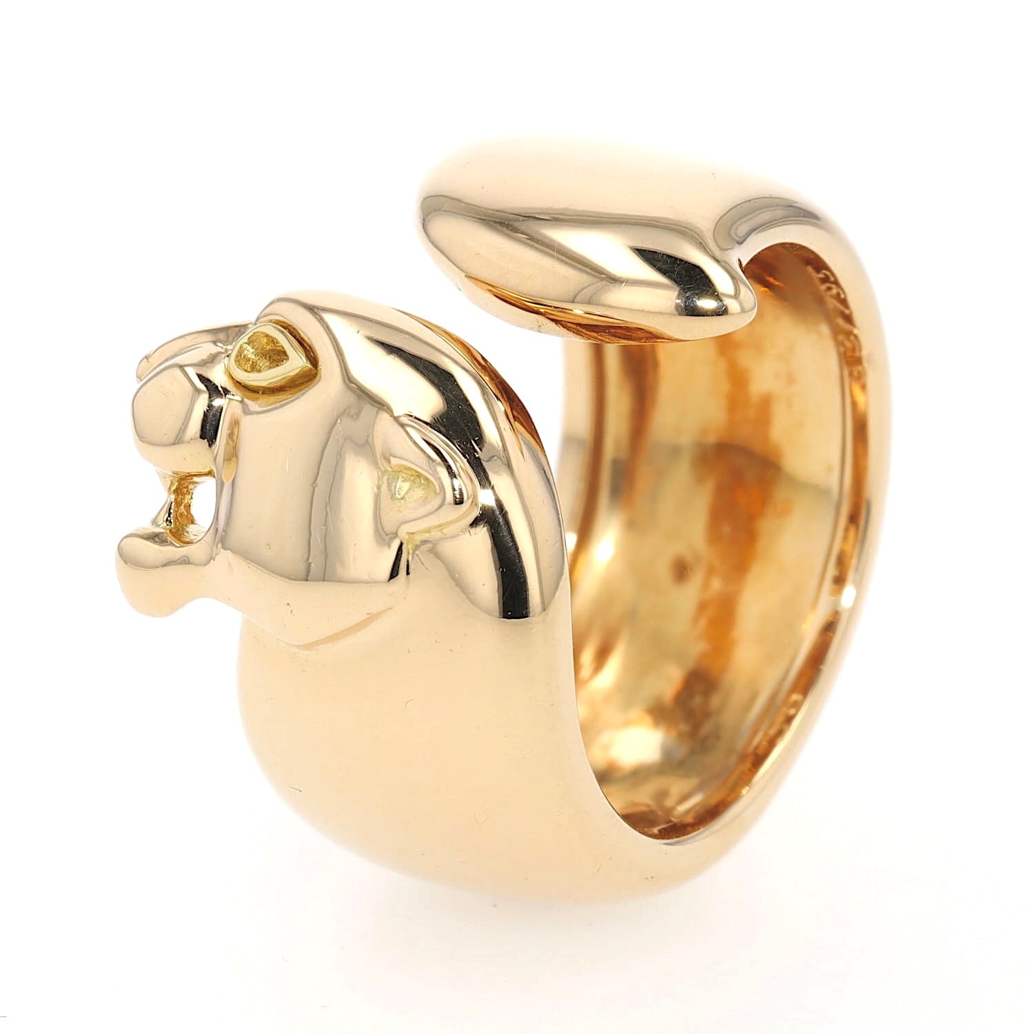 Cartier Ring Panthère in 750er Gelbold, stehend inks gedreht