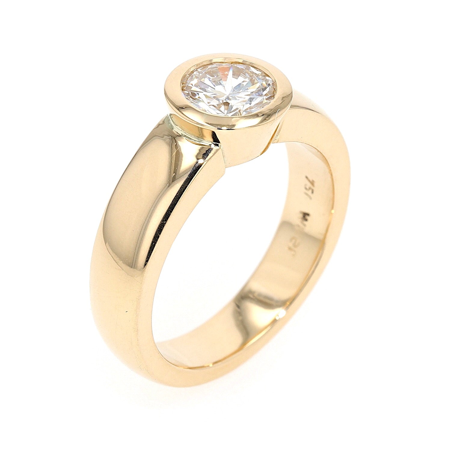 Ring von Willer in 750er Roségold mit einem Brillanten, ca. 1,1 ct