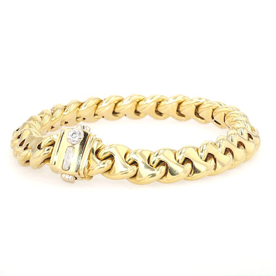 Chimento bracelet in 750 yellow gold with a brilliants