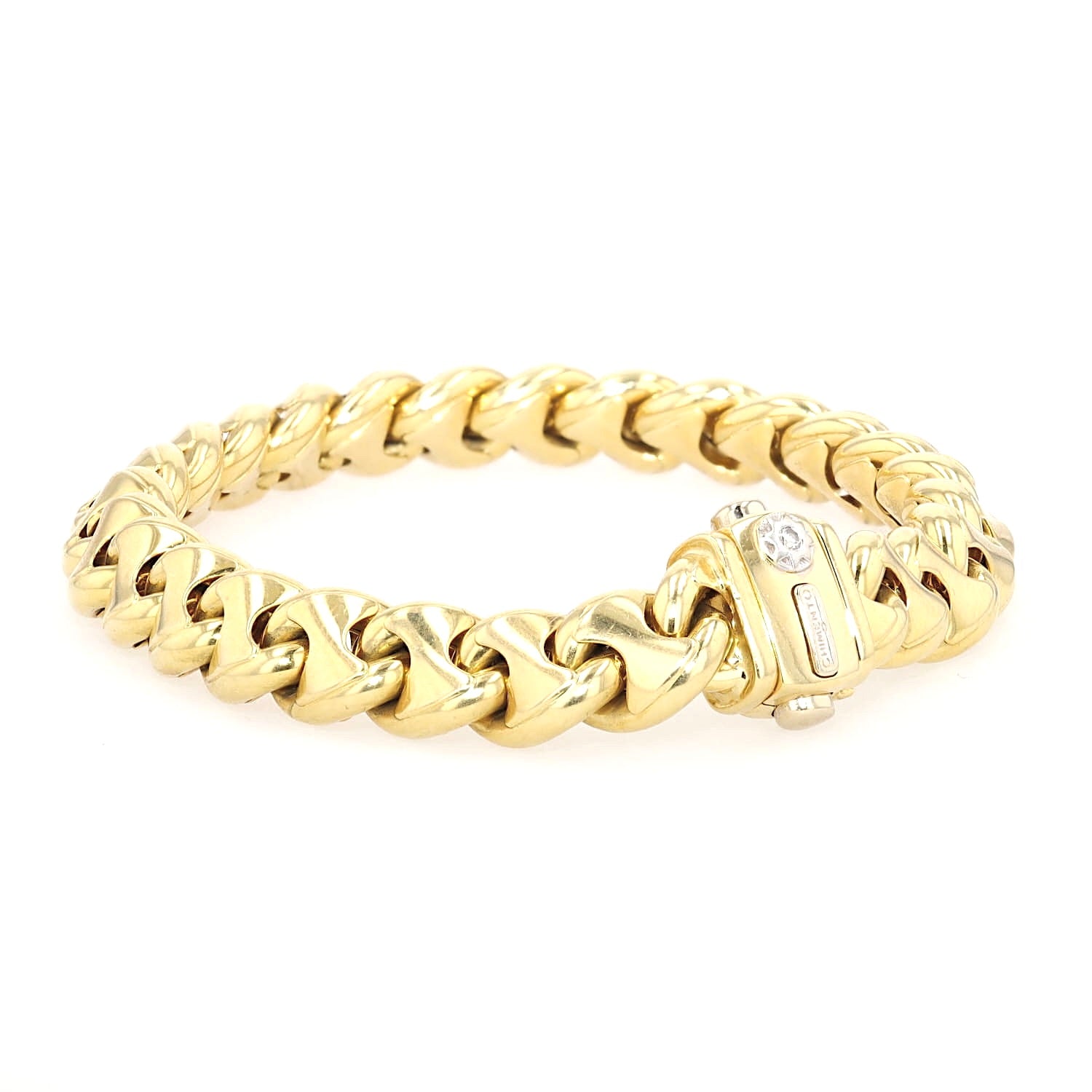 Chimento bracelet in 750 yellow gold with a brilliants