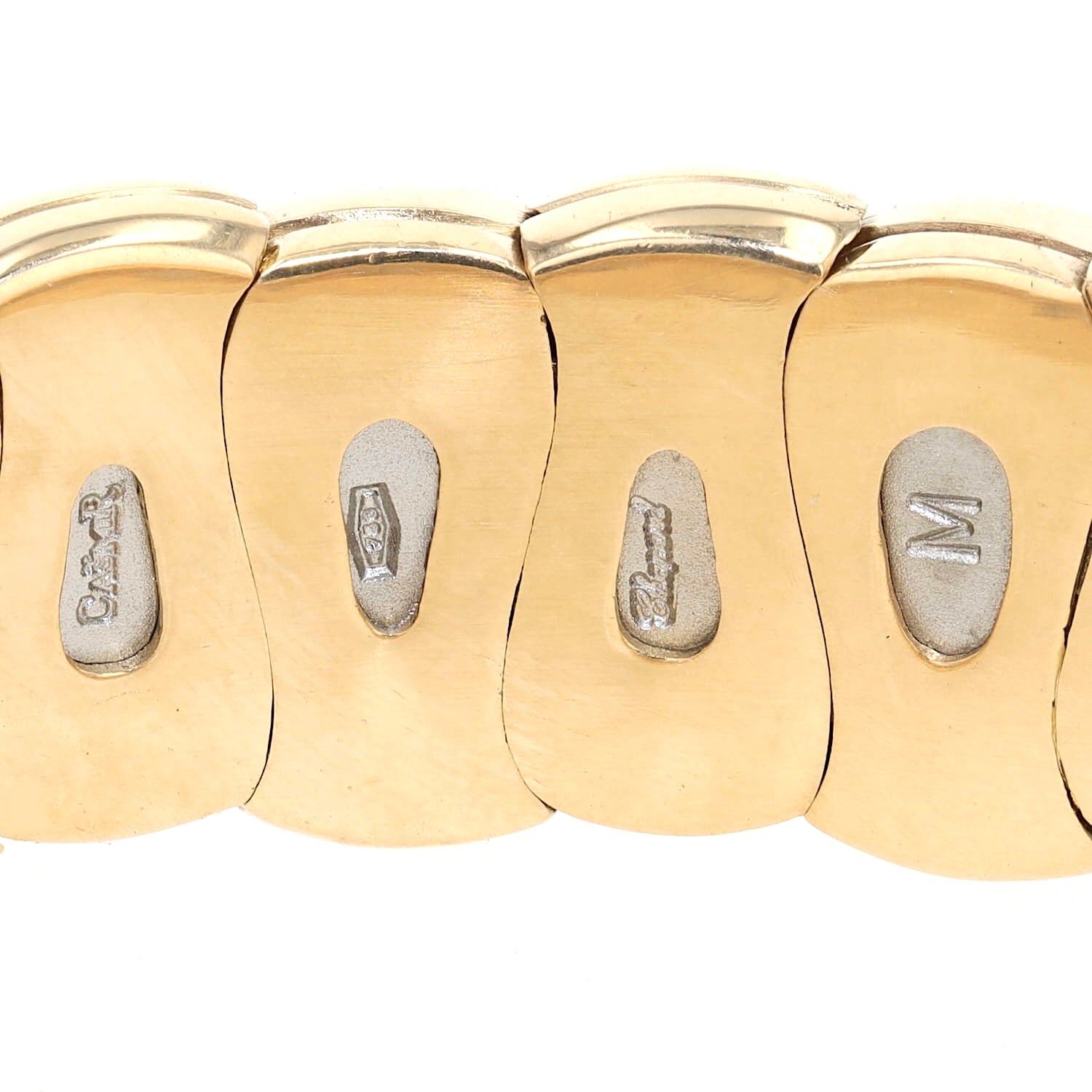 Armspange von Chopard Modell Casimir in 750er Gelbgold mit Brillanten, Signaturen