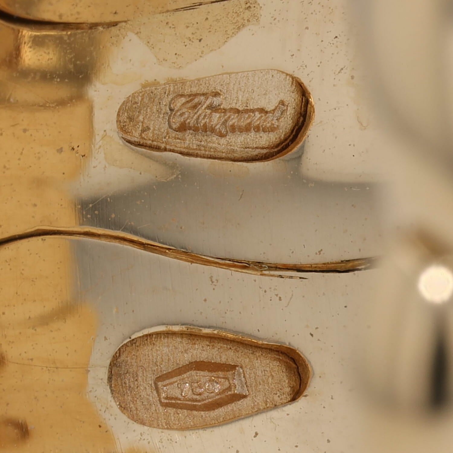 Chopard Casimir Ring in 750er Gelbgold mit Brillanten, Punzen