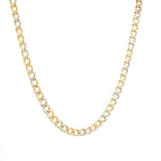 Pomellato Vintage-Kette  aus 750er Gelb- und Weißgold, Hängend frontal